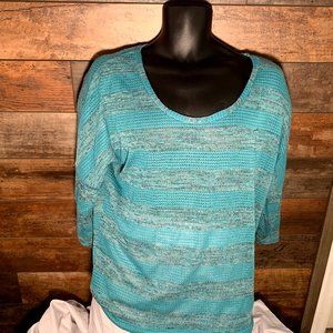 Teal long sleeve shirt